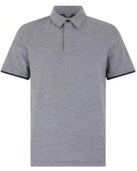 K-Way - Striped Short-Sleeve Polo Shirt - Lyst