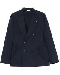 Manuel Ritz - Double-Breasted Blazer - Lyst