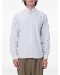Sebago - Button-Down Striped Poplin Shirt - Lyst