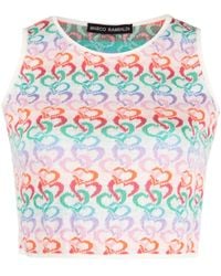 Marco Rambaldi - Gestricktes Cropped-Top - Lyst