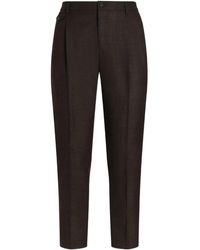 Dolce & Gabbana - Broek Met Geplooid Detail - Lyst