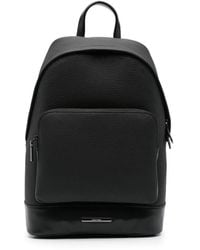 Calvin Klein - Sac À Dos En Cuir Artificiel À Plaque Logo - Lyst