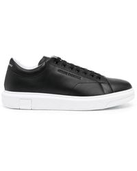 Armani Exchange - Leather Low-top Sneakers - Lyst
