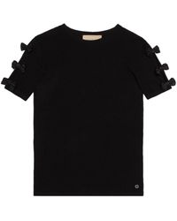 Gucci - Bow-embellished Cashmere Top - Lyst