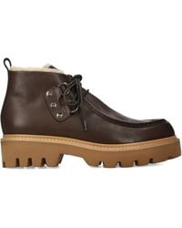 Premiata - Stivali Stringati Con Suola Scanalata - Lyst