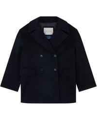 Paul & Shark - Double-Breasted Cashmere Coat - Lyst