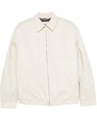 Miu Miu - Logo-Embroidered Zip-Up Jacket - Lyst