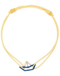 Aliita - 9kt Yellow Gold Barquito Bracelet - Lyst