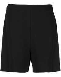 Calvin Klein Denim Knee-length Logo Shorts in White | Lyst UK