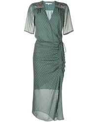 Veronica Beard - Maxi-Jurk Met Korte Mouwen - Lyst
