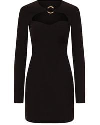Just Cavalli - Ring-Detail Mini Dress - Lyst
