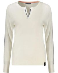 North Sails - Contrast-Trim V-Neck Sweater - Lyst