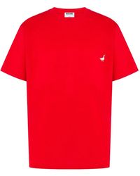 Moschino - Goose Organic Cotton Jersey T-Shirt - Lyst