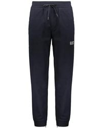 EA7 - Logo-Print Drawstring Track Pants - Lyst