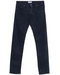 Jacob Cohen - Pantalones Con Parche Del Logo - Lyst