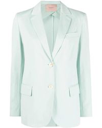 Twinset - Plain Single-Breasted Blazer - Lyst