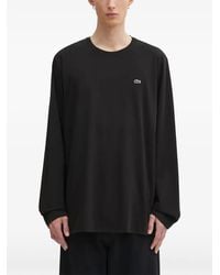 Lacoste - Logo-Patch Long-Sleeve T-Shirt - Lyst