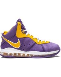 Nike - Lebron 8 "Lakers" Sneakers - Lyst