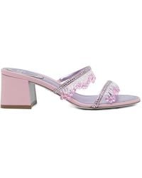 Rene Caovilla - 50Mm Embellished Sandals - Lyst