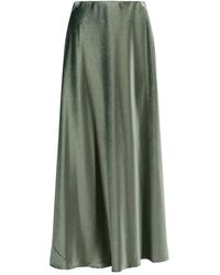 Alberta Ferretti - Satin A-Line Skirt - Lyst