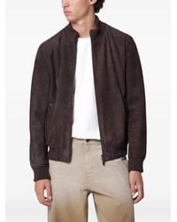 Salvatore Santoro - Suede Bomber Jacket - Lyst