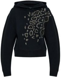 AllSaints - Felpa Flow Con Cappuccio - Lyst