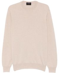 Dell'Oglio - Trui Met Ronde Hals - Lyst