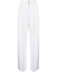 Alexander McQueen - Pantalon de tailleur à détails plissés - Lyst