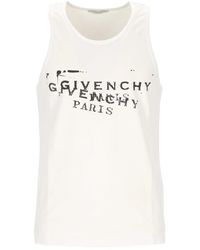 Givenchy - Logo-Print Tank Top - Lyst