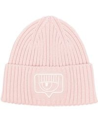 Chiara Ferragni - Beanie Maxi Eyelike Embroidery Hat Accessories - Lyst