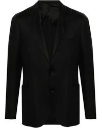Lardini - Blazer Monopetto Con Revers A Lancia - Lyst