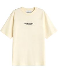 LES HÉRITIERS - Short-Sleeve Print-Detail T-Shirt - Lyst