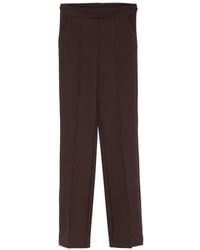 La Petite Robe Di Chiara Boni - Elasticated-Waistband Cropped Trousers - Lyst