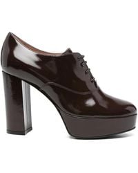 Gianvito Rossi - Vicky Plateau-Pumps Mit Schnürung 105Mm - Lyst