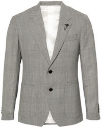 Lardini - Blazer en laine à simple boutonnage - Lyst