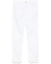 Liu Jo - Floral-Embroidered Jeans - Lyst