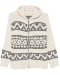 Peserico - Fair Isle Sequin-Embellished Cardigan - Lyst