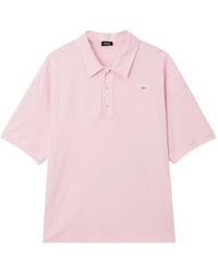 we11done - Polo À Logo Brodé Oversize - Lyst
