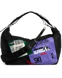 DSquared² - Wattierte Schultertasche Mit Logo-Patch - Lyst