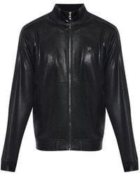 DIESEL - S-Glossy Zip-Up Sweatshirt - Lyst