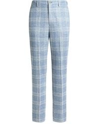 Etro - Checked Chino Trousers - Lyst