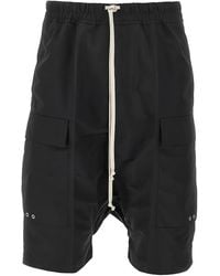 Rick Owens - Drawstring Cargo-Pocket Shorts - Lyst