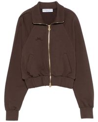 ROWEN ROSE - Zip-Fastening Sweatshirt - Lyst
