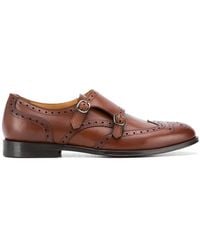 SCAROSSO - Kate Leather Monk Shoes - Lyst
