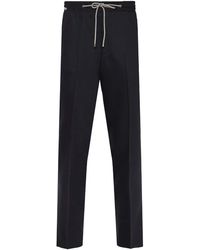 Corneliani - Drawstring-Waist Trousers - Lyst