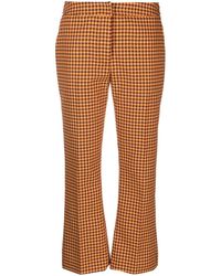 Marni - Houndstooth Cropped Trousers - Lyst
