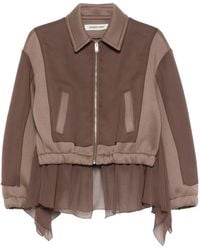 Undercover - Draped-Panel Bomber Jacket - Lyst