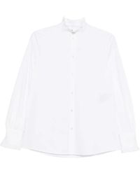 Valentino Garavani - Ruffled High-Neck Shirt - Lyst