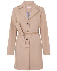 Liu Jo - Long Trench Coat With Belt - Lyst