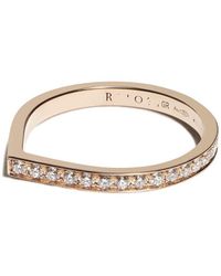 Repossi - 18kt Rose Gold Antifer Diamond Ring - Lyst